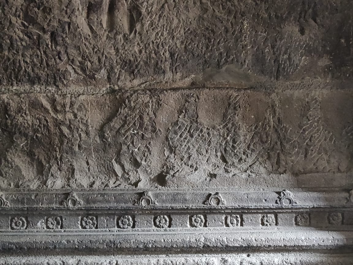 Heritage Walk Pataleshwar Caves Iconography on the walls Dept. of History